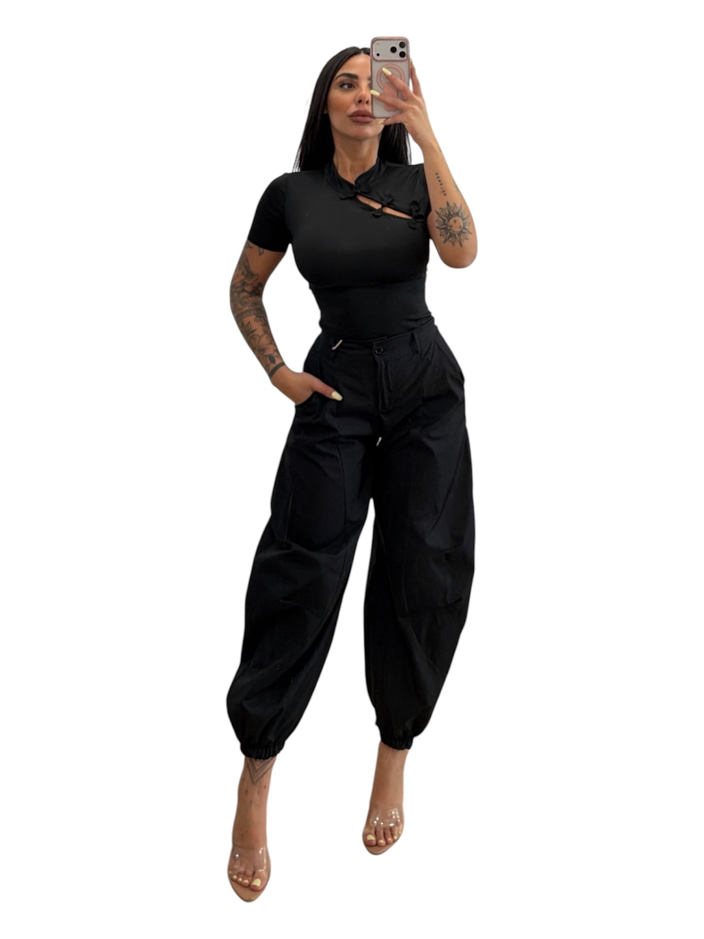 Pantalone balloon taglia unica