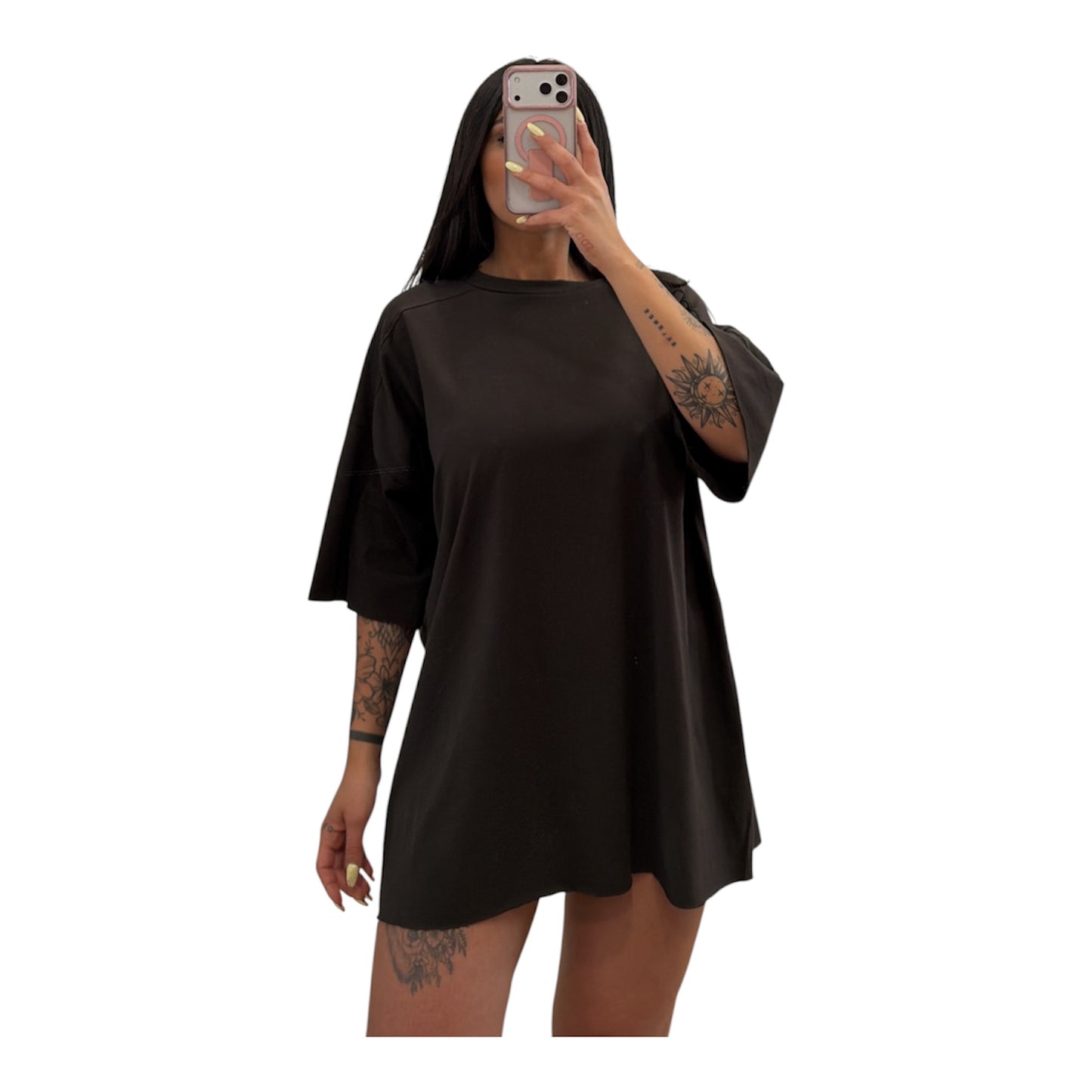 Maxi t-Shirt in cotone over