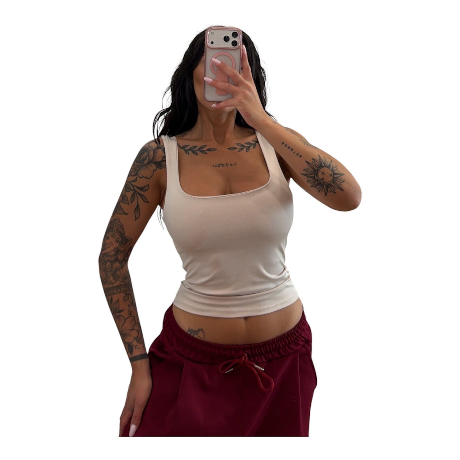 Canotta in lycra tg unica