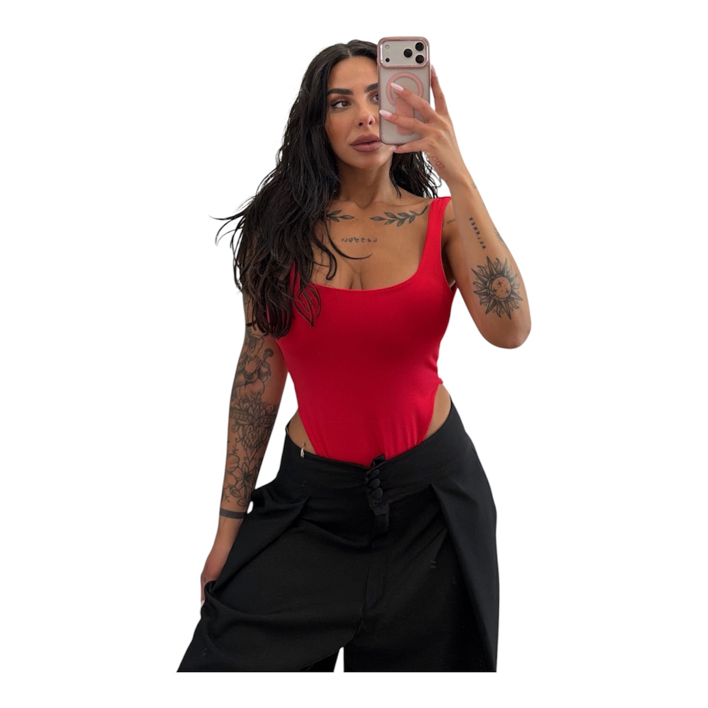 Body in cotone elastico taglia unica