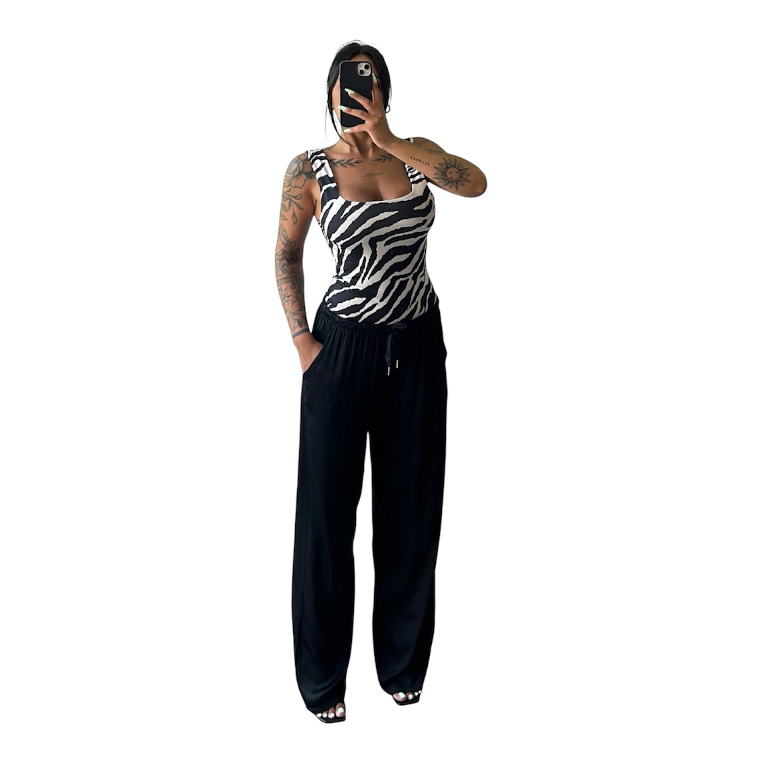 Pantalone satin
