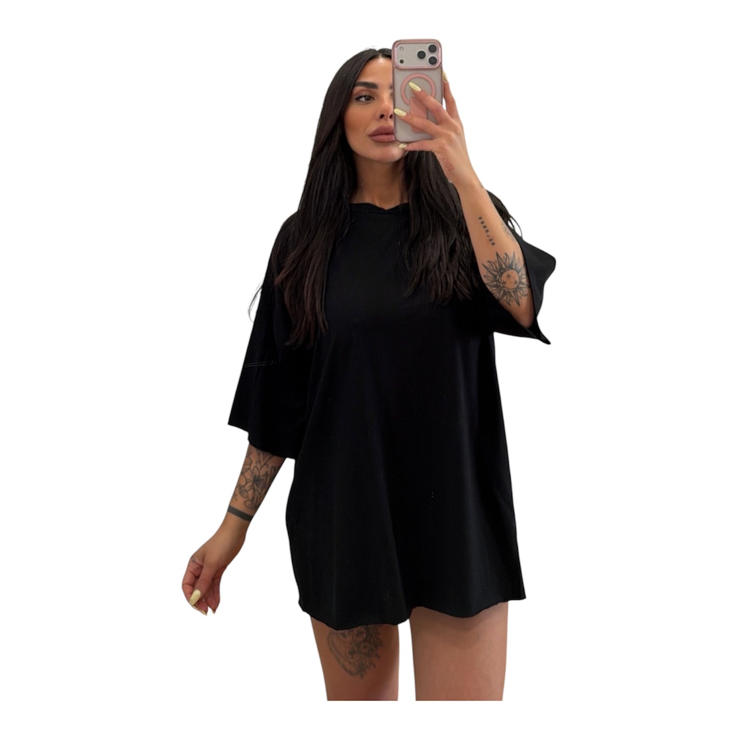 Maxi t-Shirt in cotone over